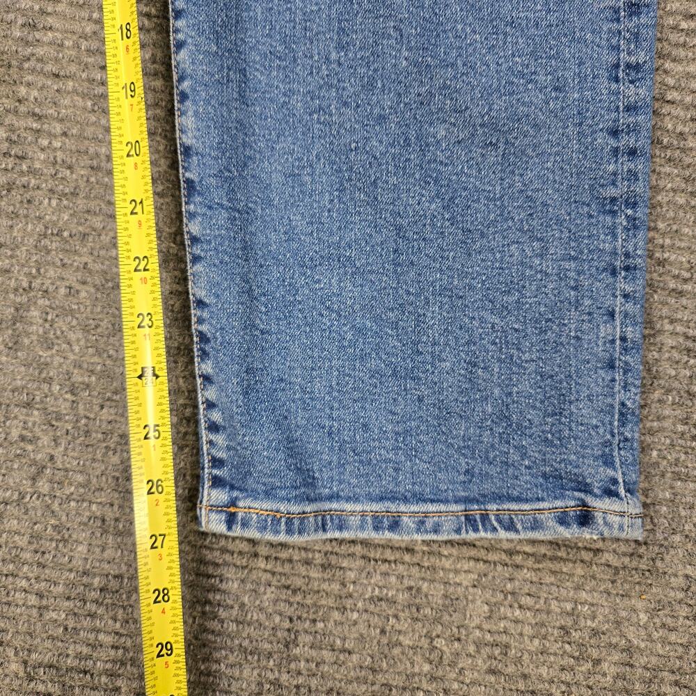 Levi's Ribcage Straight Ankle Womens 28x27 Blue High Rise Button Fly - Picture 9 of 10